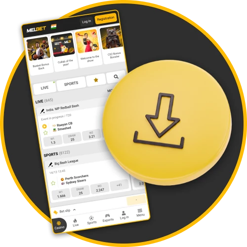 Fast loading pages improve the Melbet application experience for India users.