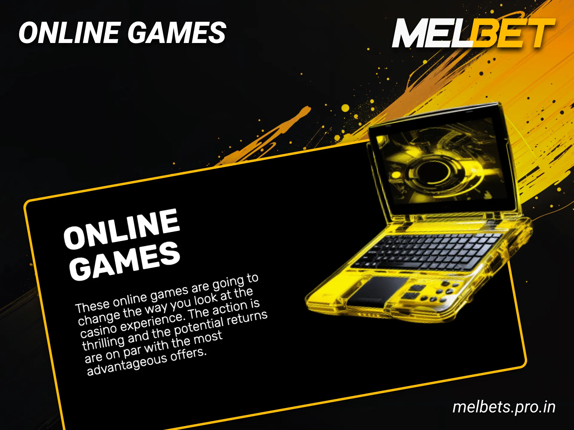Online casino games to experience the thrill of Melbet.