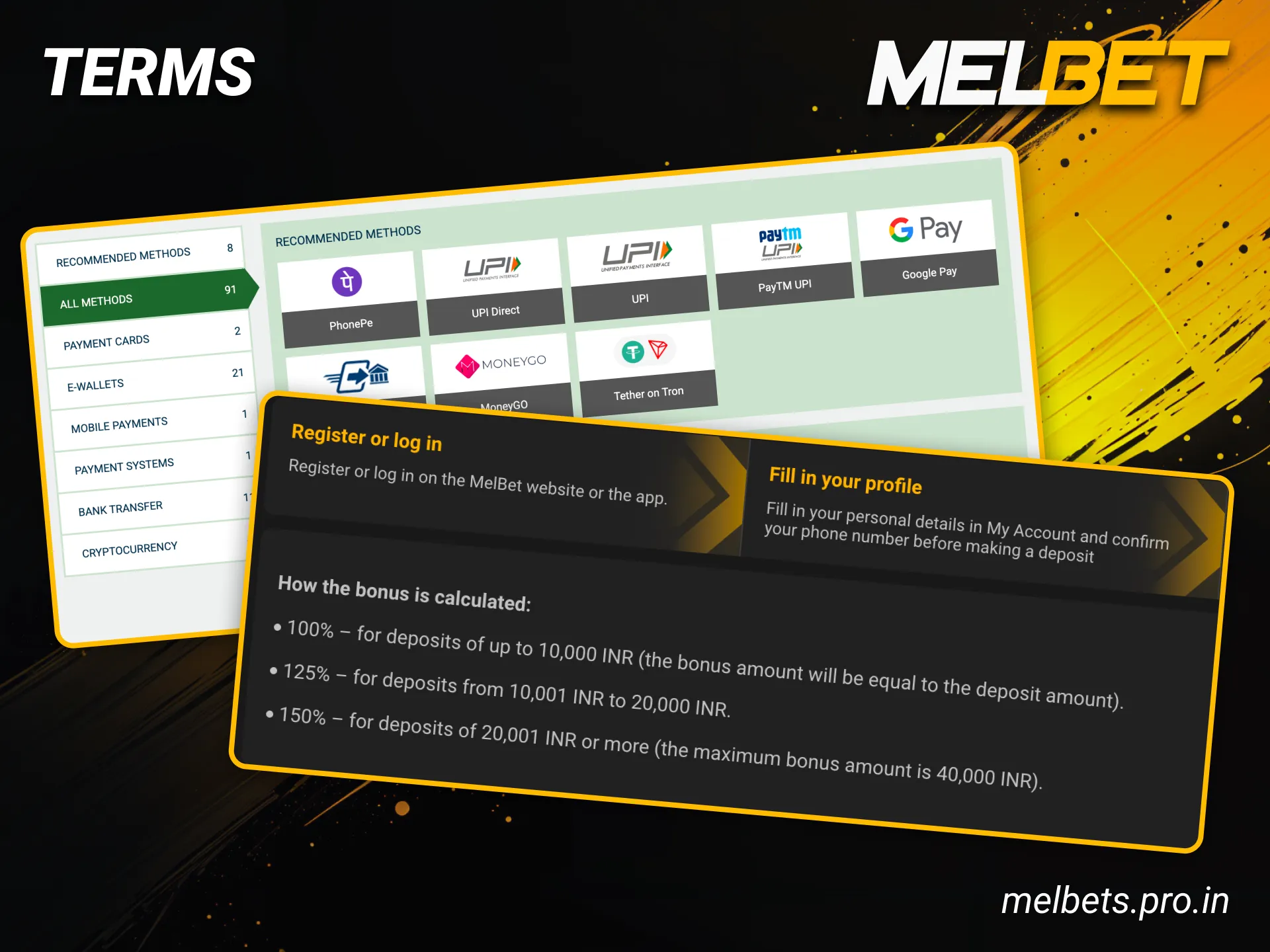 Play and use bonuses wisely at Melbet.