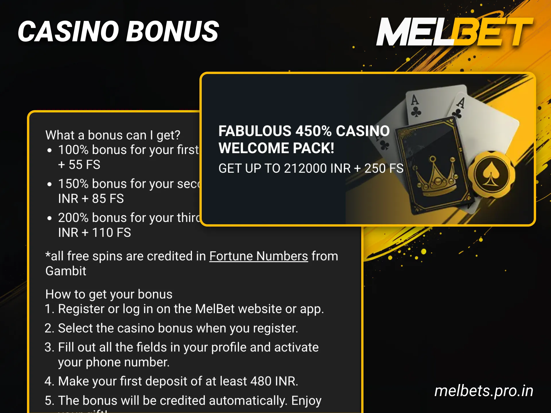 Register and claim your bonus at Melbet.