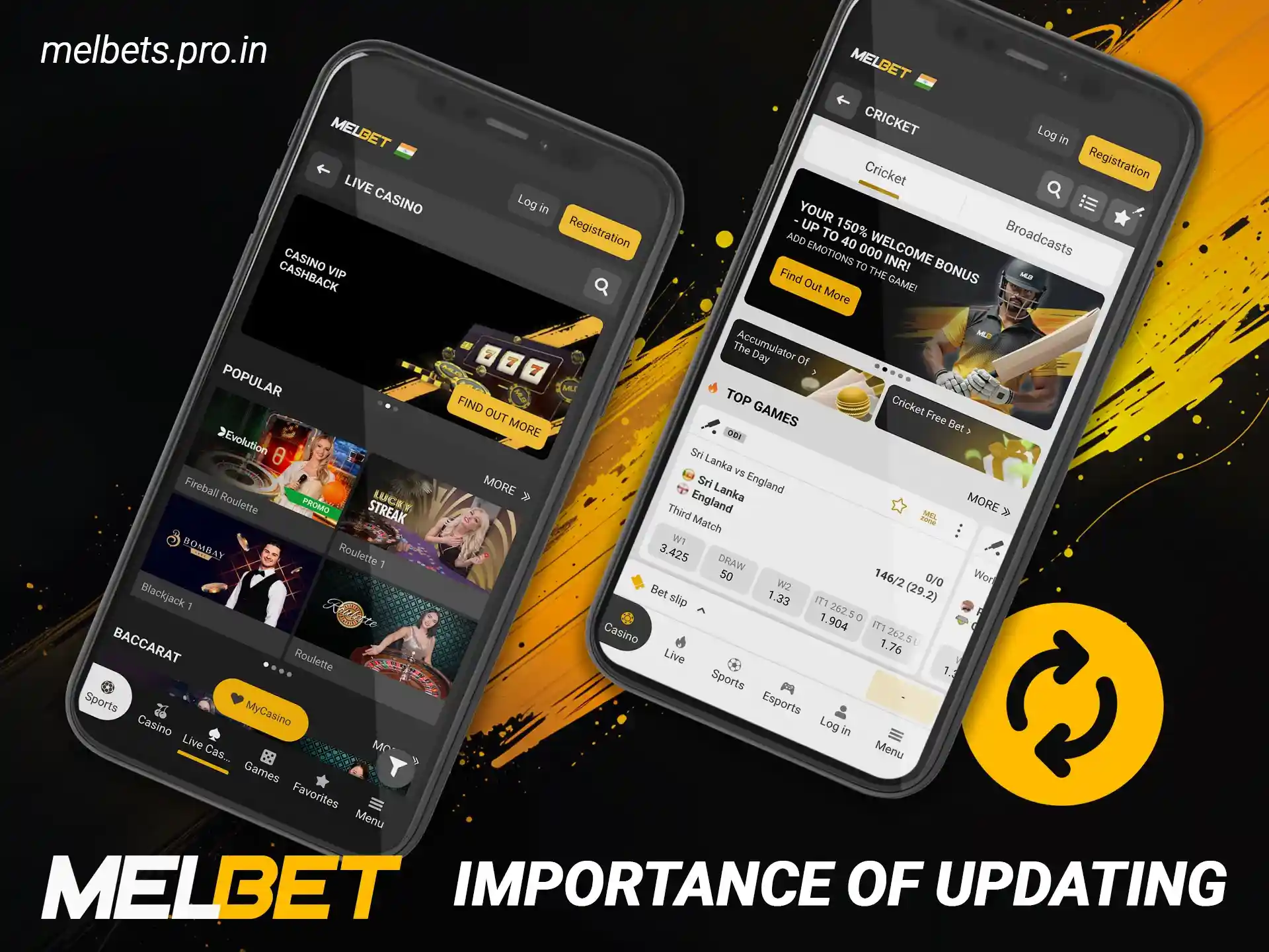 Understand the importance of updating the Melbet app to the latest version.